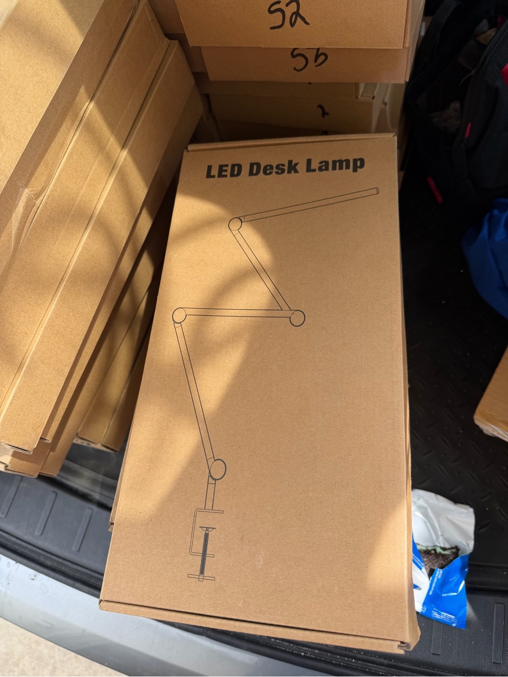 LED Desk Lamp - black -